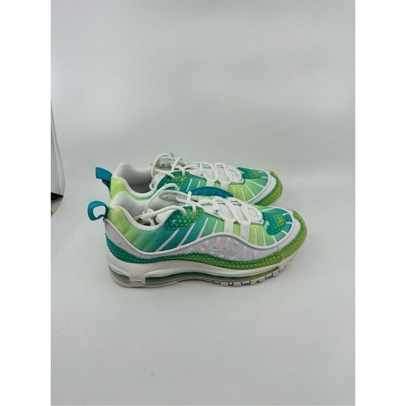 Nike Air Max 98 Bubble Pack Womens Size 6.5 White Green Running Shoes CI7379-300 - Picture 3 of 5